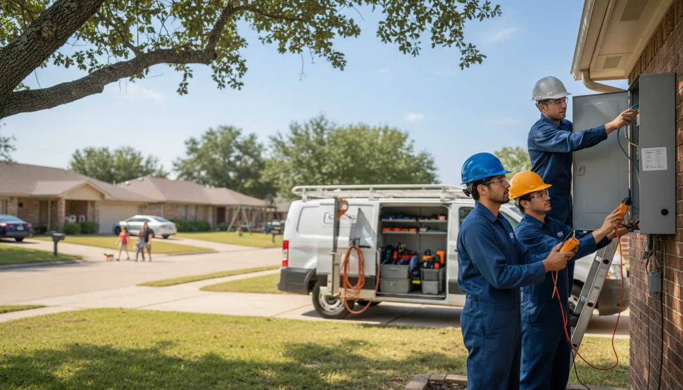 Certified electrician providing emergency electrical services in Tensed, ID